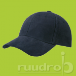 Een navy blauwe King ultimate heavy brushed cap waarop geborduurd kan worden.